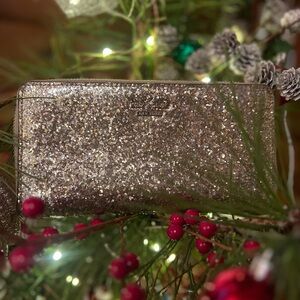 Kate Spade Gold Glitter Wallet